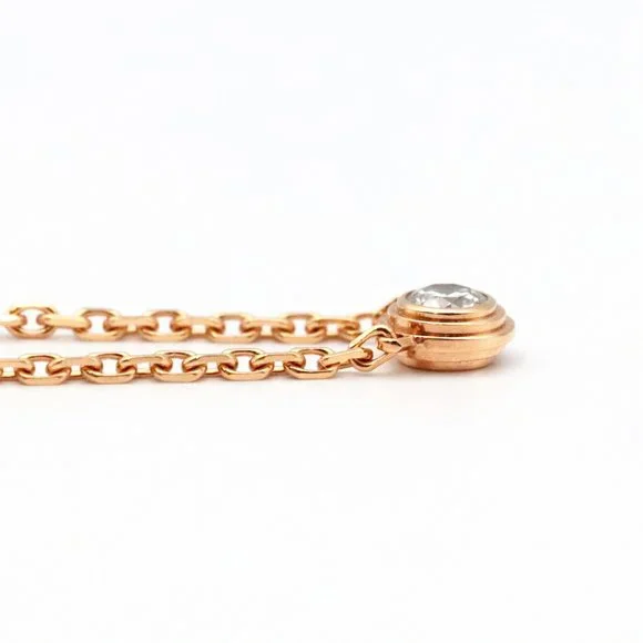 Cartier d'Amour XS necklace diamond 750 K18PG pink gold women's jewelry CARTIER - Picture 4 of 9